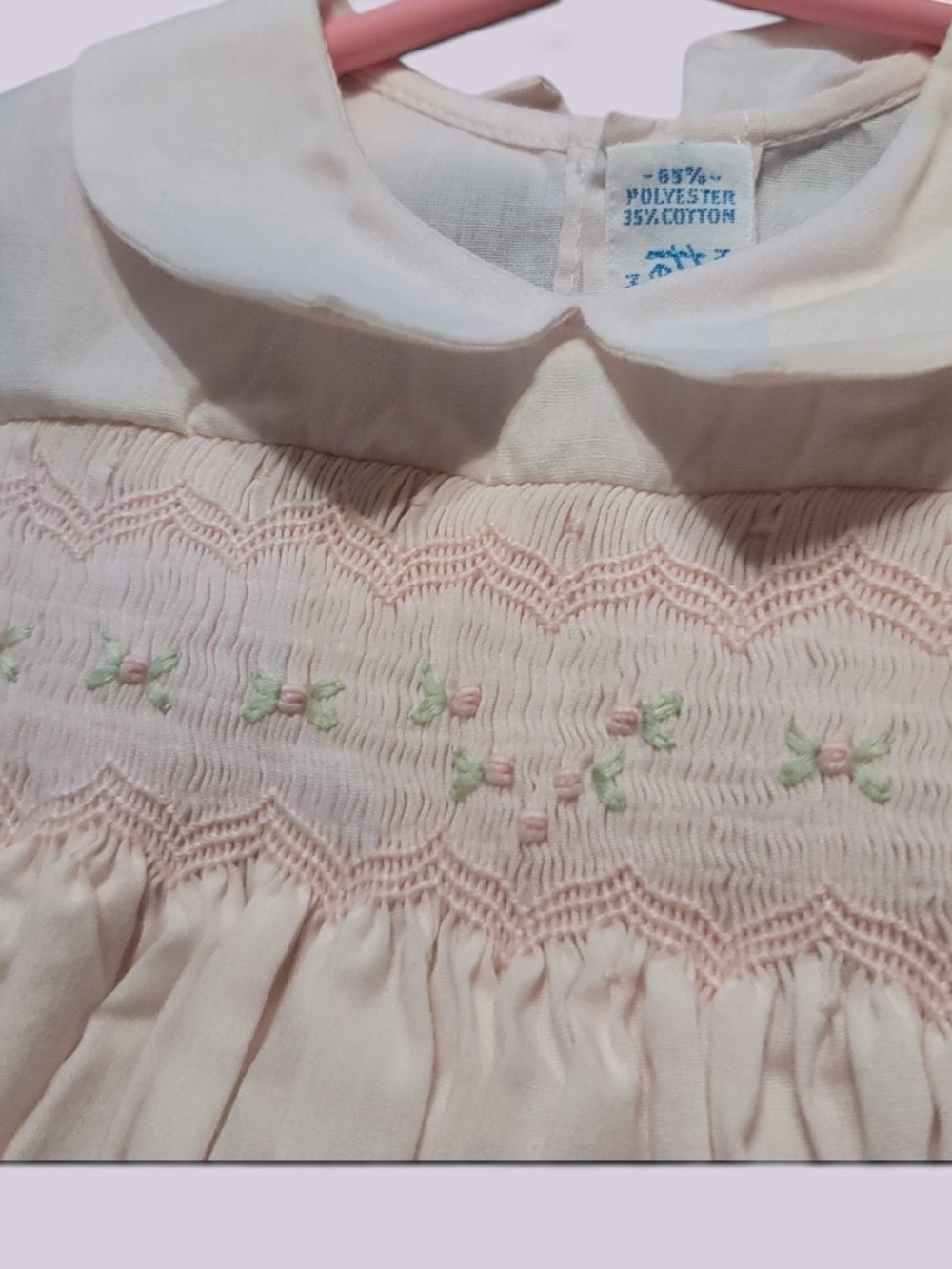 Vintage Classic Pink Baby Dress - Picture 3 of 5